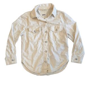 Aerie denim button down top